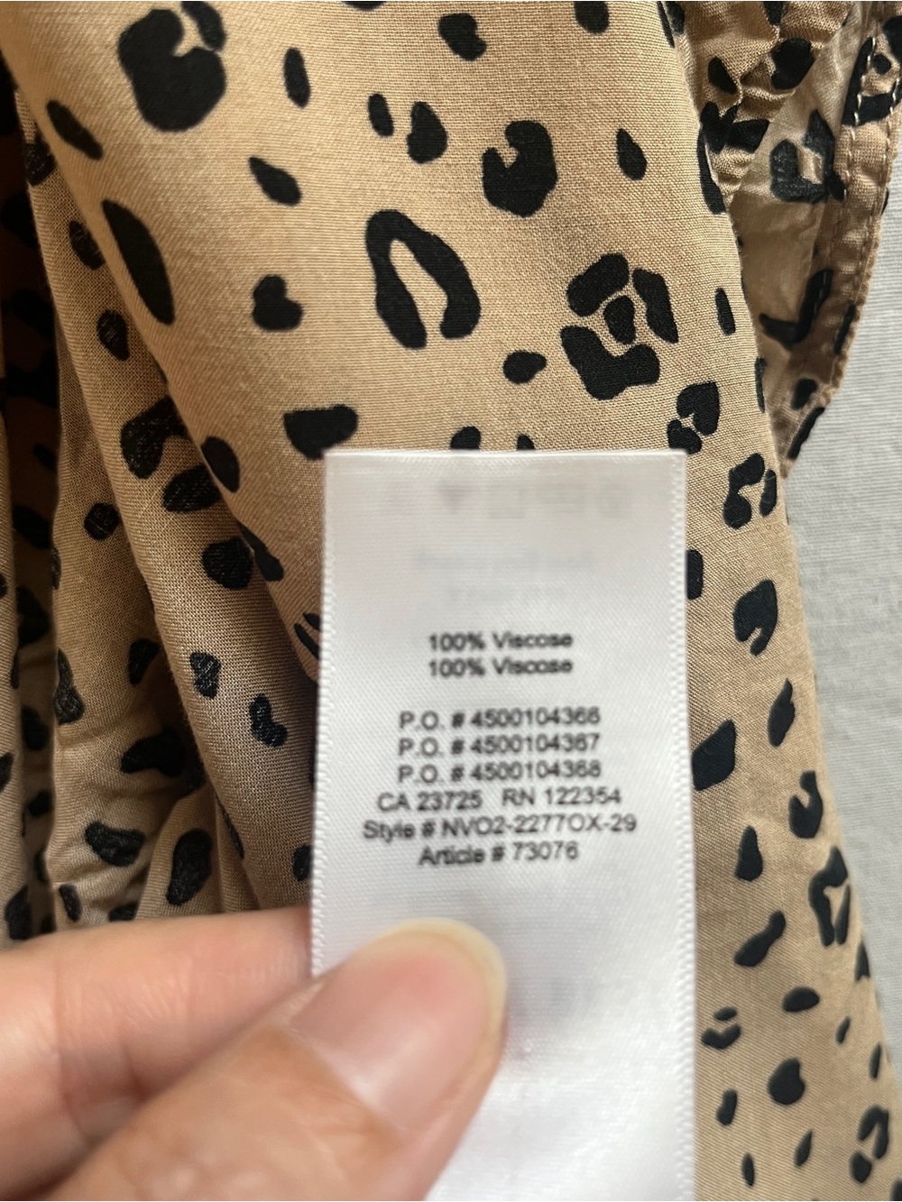 Sunday Best Aritzia Leopard Print Lightweight Kimono Cardigan - Picture 9 of 9